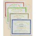Personalized Stock "Principals Award" Certificate Award with Foil